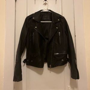 BlankNYC Faux Leather Moto Jacket Black Women’s XS Outerwear